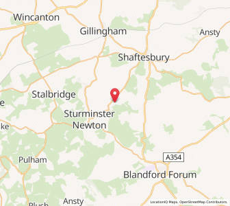 Map of West Orchard, EnglandEngland