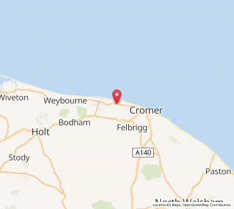 Map of West Runton, EnglandEngland