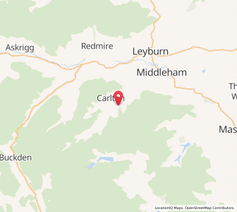 Map of West Scrafton, EnglandEngland