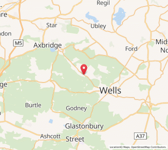 Map of Westbury-sub-Mendip, EnglandEngland