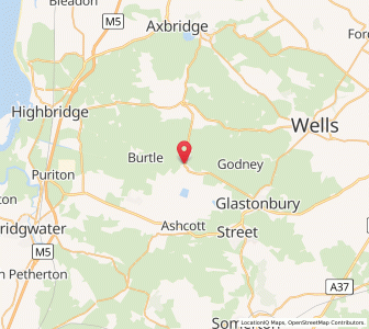 Map of Westhay, EnglandEngland