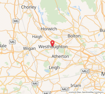 Map of Westhoughton, EnglandEngland