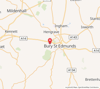 Map of Westley, EnglandEngland