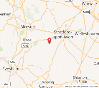Map of Weston on Avon, EnglandEngland
