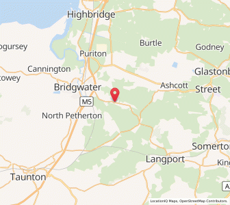 Map of Westonzoyland, EnglandEngland