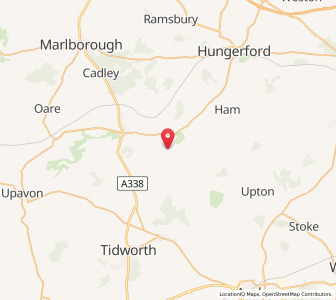 Map of Wexcombe, EnglandEngland