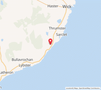 Map of Whaligoe, ScotlandScotland