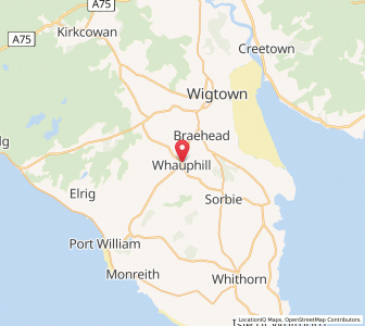 Map of Whauphill, ScotlandScotland