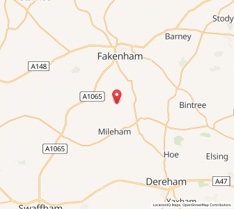 Map of Whissonsett, EnglandEngland