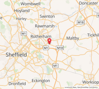 Map of Whiston, EnglandEngland