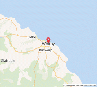 Map of Whitby, EnglandEngland