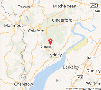 Map of Whitecroft, EnglandEngland