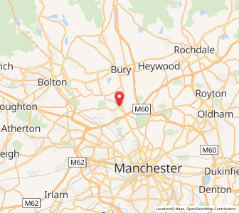 Map of Whitefield, EnglandEngland