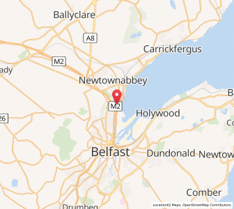 Map of Whitehouse Lower, Northern IrelandNorthern Ireland