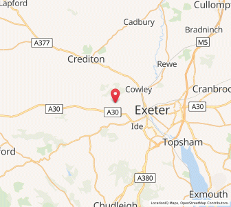 Map of Whitestone, EnglandEngland