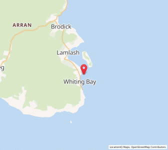 Map of Whiting Bay, ScotlandScotland