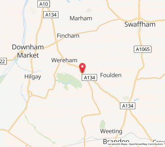 Map of Whitington, EnglandEngland