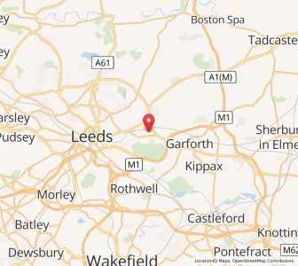 Map of Whitkirk, EnglandEngland