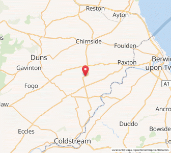 Map of Whitsome, ScotlandScotland