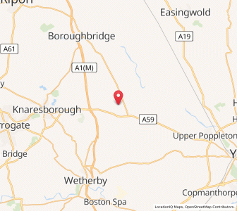 Map of Whixley, EnglandEngland