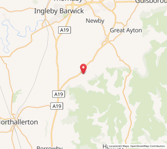 Map of Whorlton, EnglandEngland