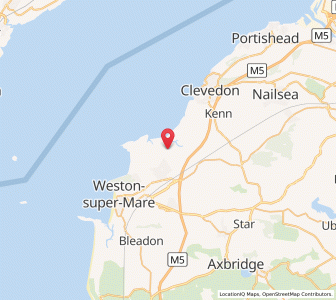 Map of Wick Saint Lawrence, EnglandEngland
