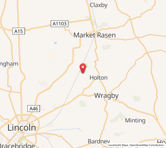 Map of Wickenby, EnglandEngland
