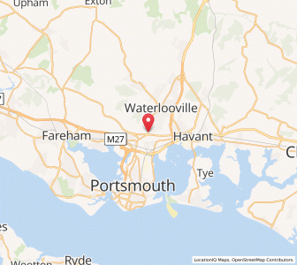 Map of Widley, EnglandEngland