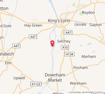 Map of Wiggenhall Saint Peter, EnglandEngland