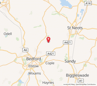 Map of Wilden, EnglandEngland