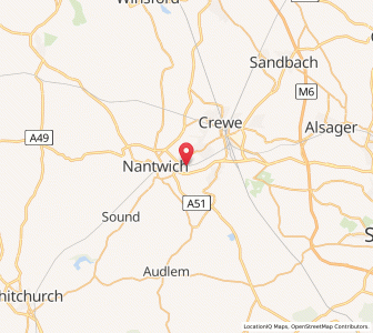 Map of Willaston, EnglandEngland