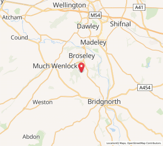 Map of Willey, EnglandEngland