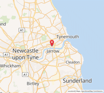 Map of Willington Quay, EnglandEngland