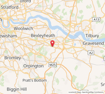 Map of Wilmington, EnglandEngland