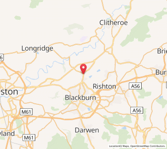 Map of Wilpshire, EnglandEngland