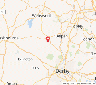 Map of Windley, EnglandEngland