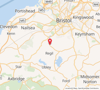 Map of Winford, EnglandEngland