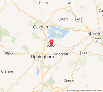 Map of Wing, EnglandEngland