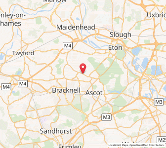 Map of Winkfield, EnglandEngland