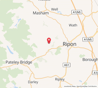 Map of Winksley, EnglandEngland