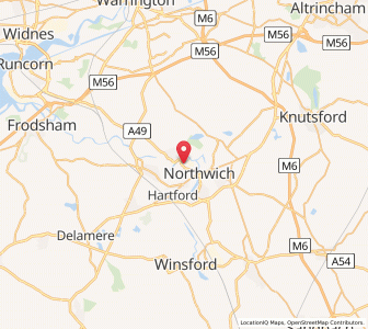 Map of Winnington, EnglandEngland