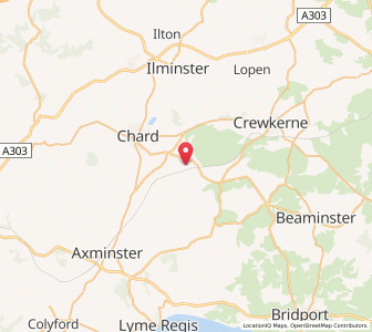 Map of Winsham, EnglandEngland