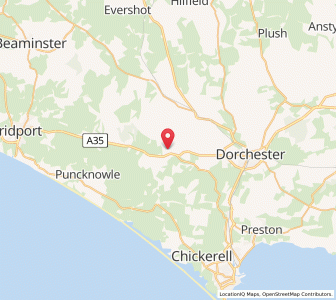 Map of Winterborne Abbas, EnglandEngland