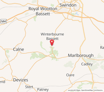 Map of Winterbourne Monkton, EnglandEngland