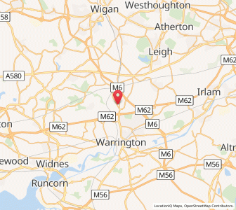 Map of Winwick, EnglandEngland