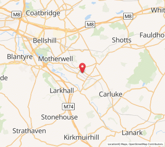 Map of Wishaw, ScotlandScotland