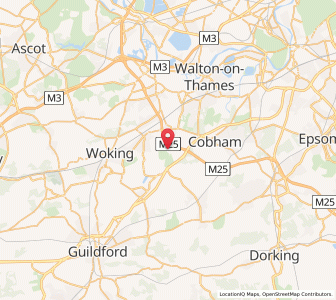 Map of Wisley, EnglandEngland