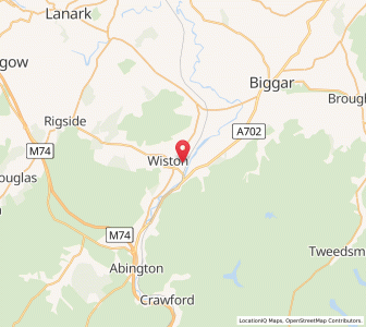 Map of Wiston, ScotlandScotland
