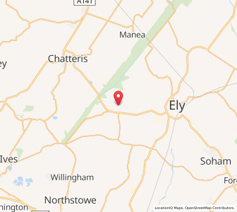 Map of Witcham, EnglandEngland