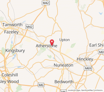 Map of Witherley, EnglandEngland